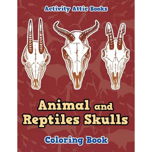 Animal and Reptiles Skulls Coloring Book
