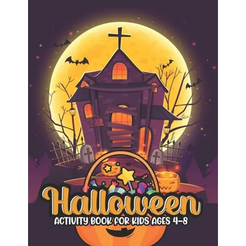 Halloween activity books for kids: Coloring, Dot To Dot, Mazes, Word Search and more activities