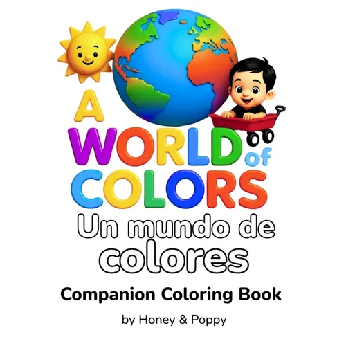 A World of Colors - Un Mundo de Colores: Companion Coloring Book