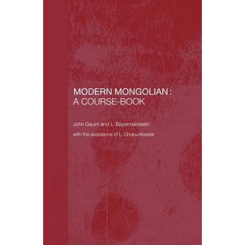 Modern Mongolian: A Course-Book