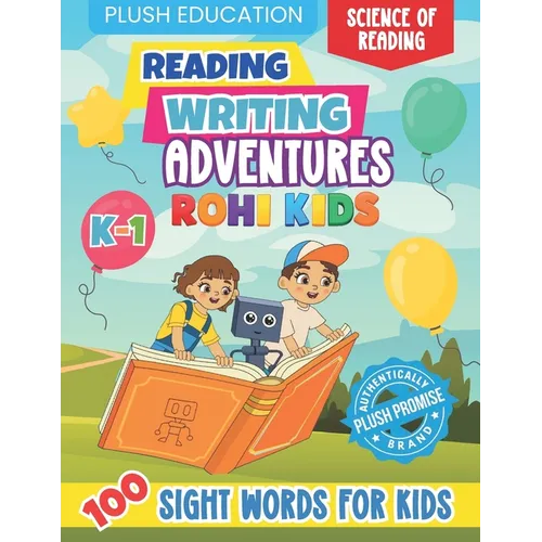 Rohi Kids K-1 Reading and Writing Adventures: 100 Sight Words for Kids