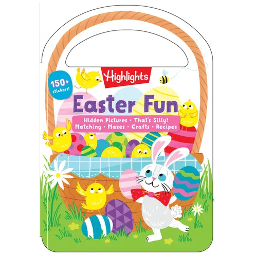 Easter Fun: Easter Basket Stuffer Gift for Kids 3-6, Jam-Packed Easter Fun in 48 Pages Featuring Puzzles, Games, Recipes and More Egg-Cellent Activiti