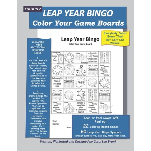 Leap Year Bingo: Color Your Own Game Boards Edition 2