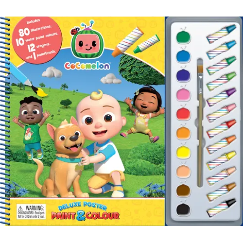 Moonbug Cocomelon Deluxe Poster Paint & Colour