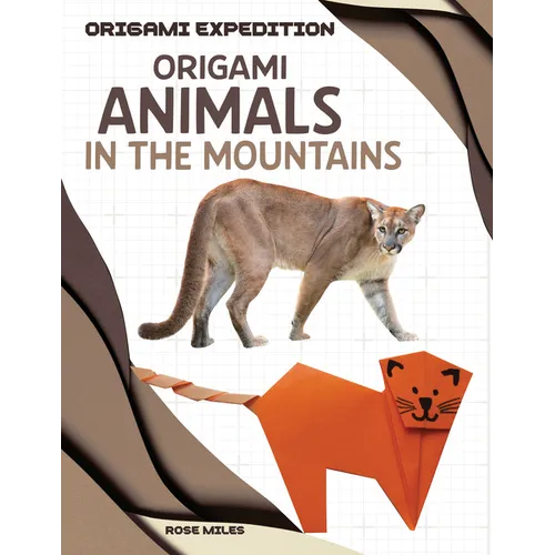 Origami Animals in the Mountains