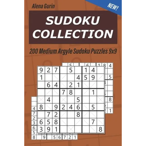 Sudoku Collection: 200 Medium Argyle Sudoku Puzzles 9x9