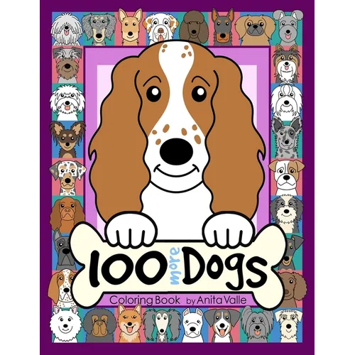 100 More Dogs Coloring Book