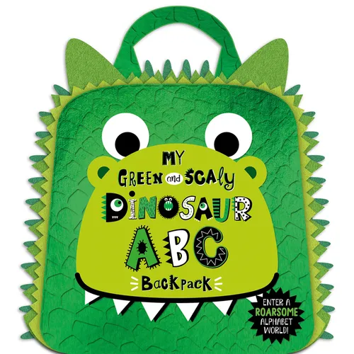 My Green and Scaly Dinosaur ABC Backpack