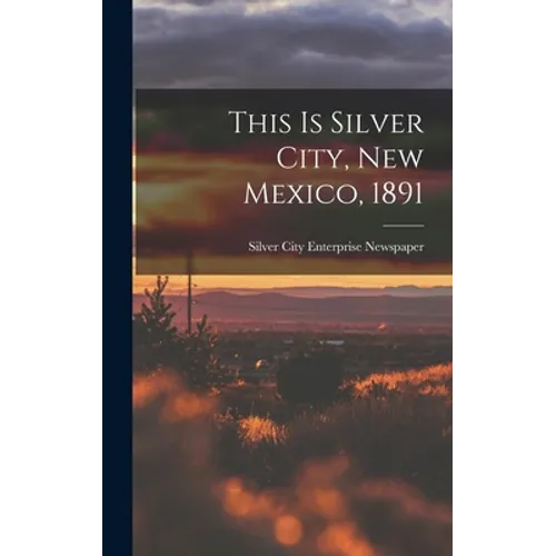 This is Silver City, New Mexico, 1891