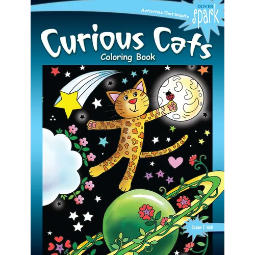 Spark Curious Cats Coloring Book
