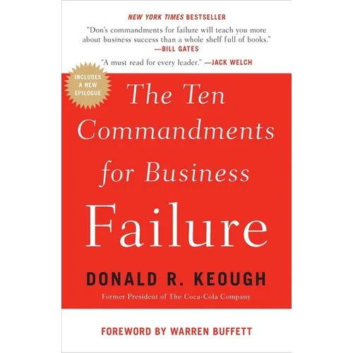 The Ten Commandments for Business Failure