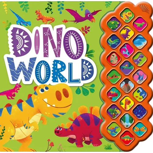 Dino World: With 22 Shiny Sound Buttons