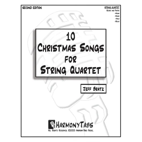 10 Christmas Songs for String Quartet: Second Edition