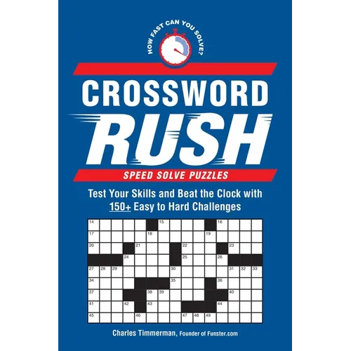 Crossword Rush: Test Your Skills and Beat the Clock with 150+ Easy to Hard Challenges